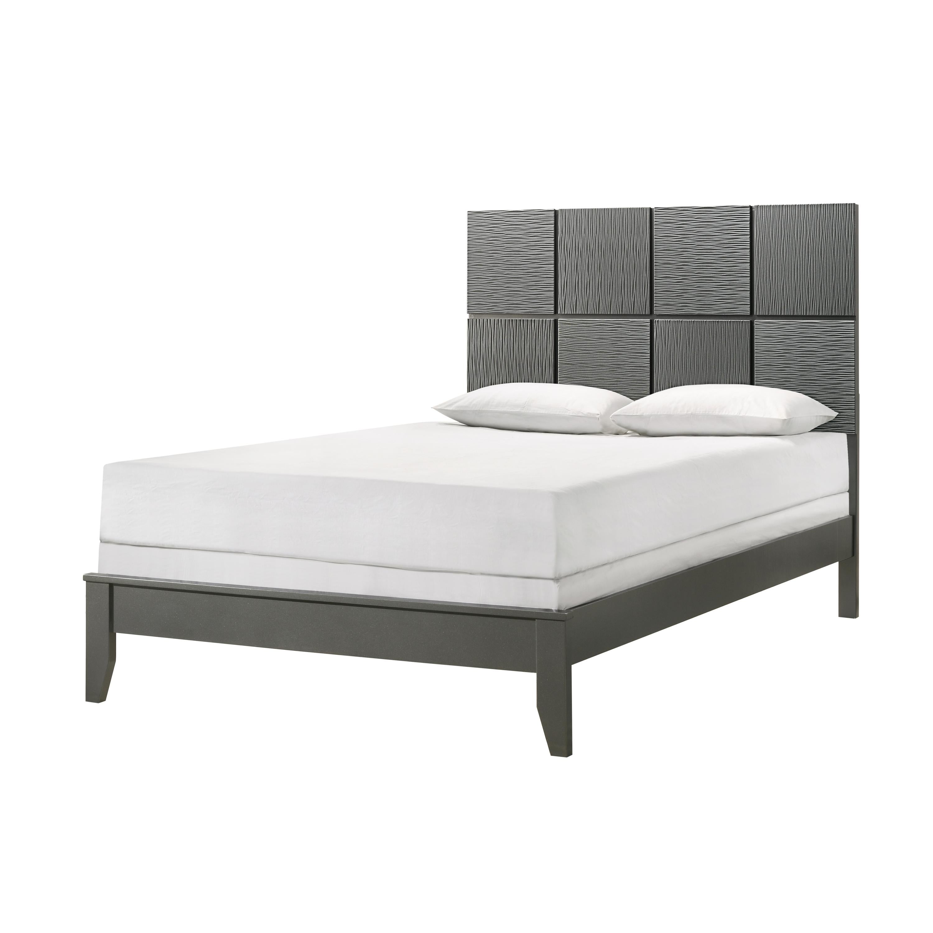 Crown Mark Denker B4715-Q Queen Bed - Gunmetal IMAGE 1